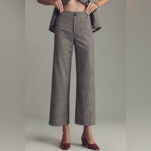 The @merricksart Colette Crop Houndstooth Pants by Maeve
